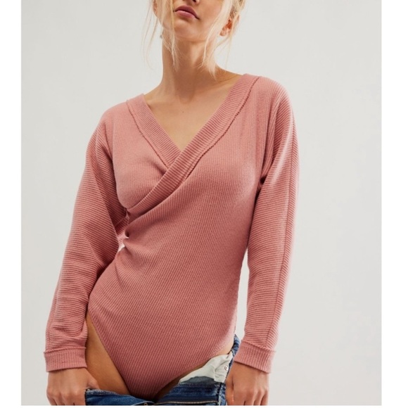 Free People Lovin This Feeling Ribbed Bodysuit - Picture 5 of 5